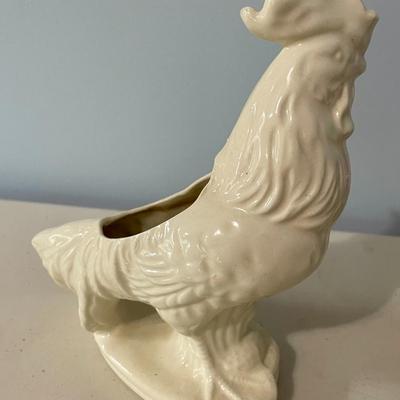Trio of vintage ceramic roosters