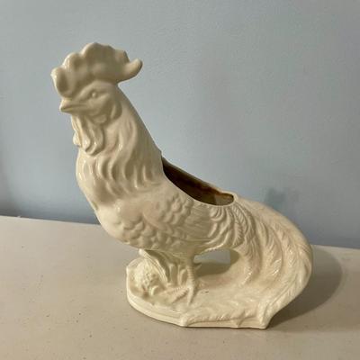 Trio of vintage ceramic roosters