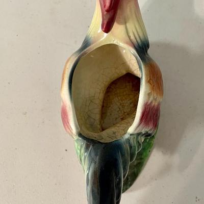 Trio of vintage ceramic roosters