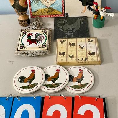 Mixed 10pc lot of roosters