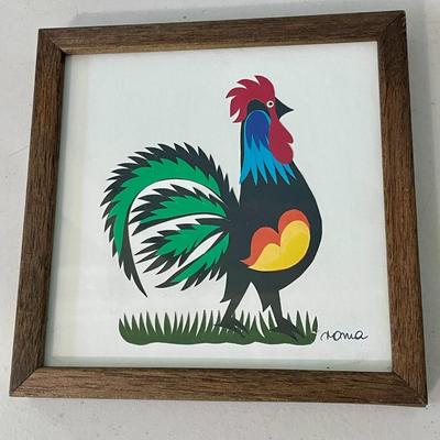 Mixed 3pc lot of roosters
