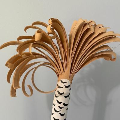 Tall painted wooden rooster by Lonnie & Twyla Money