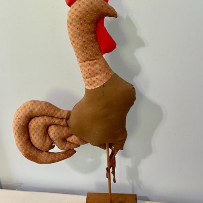 Mixed 5pc lot of rooster decor
