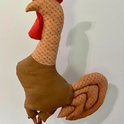 Mixed 5pc lot of rooster decor
