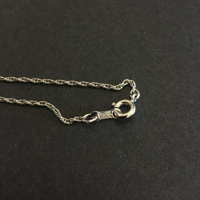 Vintage hallmark cards Rose crystal carved pendant, necklace