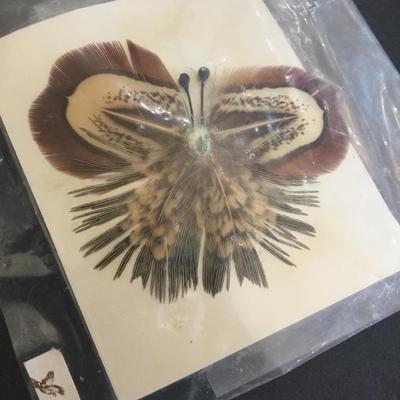 Vintage pheasant, hat, pin