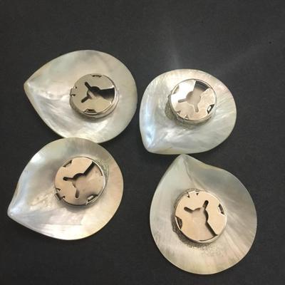 Vintage shell button covers