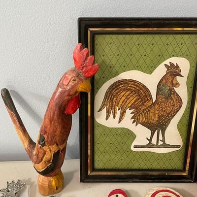 Mixed 11pc lot of roosters