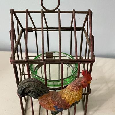Mixed 3pc lot of roosters