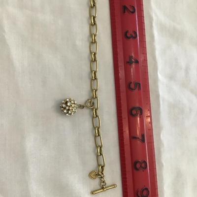 Vintage gold tone bracelet