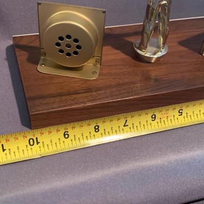 Vintage German Desk Top Barometer Thermometer Trophy