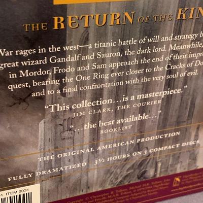 J.R.R. Tolkien Lord of the Rings Trilogy CD Set
