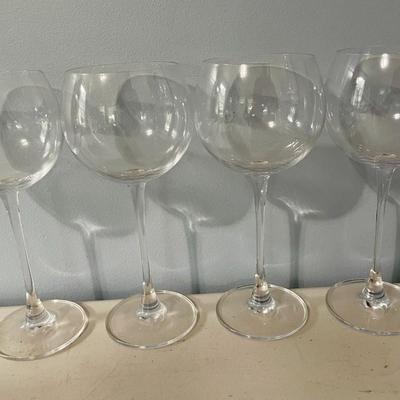 Wine glass + pitcher 7pc lot