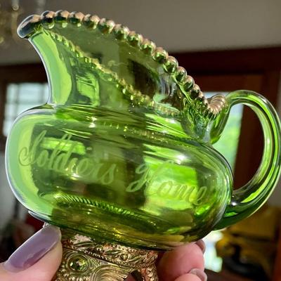 Vintage 14pc mixed Depression glass lot