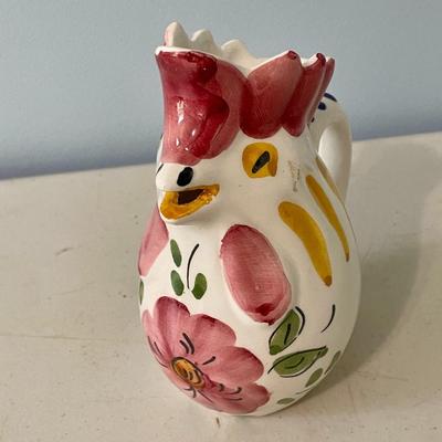 Mixed 10pc lot Rooster dishes + cups