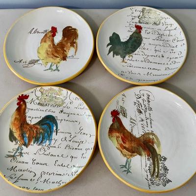 11pc Williams=Sonoma rooster dishware set