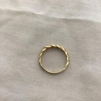 Sale Photo Thumbnail #219: Beautiful vintage, gold plated 925 silver made in turkey fashion ring please see attached photos
