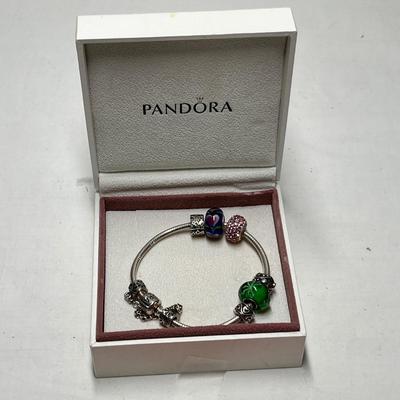 Lot 528 Pandora Sterling Silver Bracelet