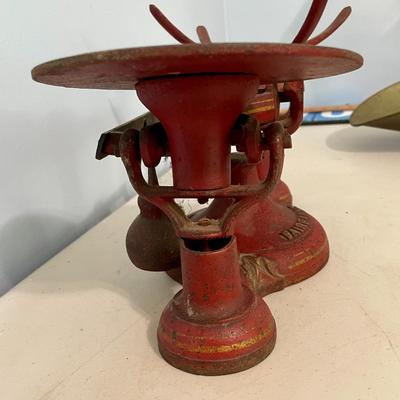 Antique Fairbanks #3 mercantile/general store scale + weights