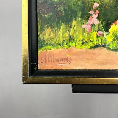 Sale Photo Thumbnail #14: Framed black and gold
Measures: 17.75" wide x 13.75" high