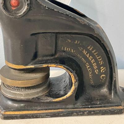 Antique notary stamp