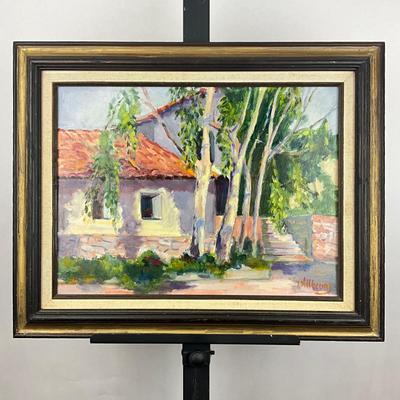 Sale Photo Thumbnail #15: Framed with canvas matting
Meaures: 20.5" wide x 16.5" high