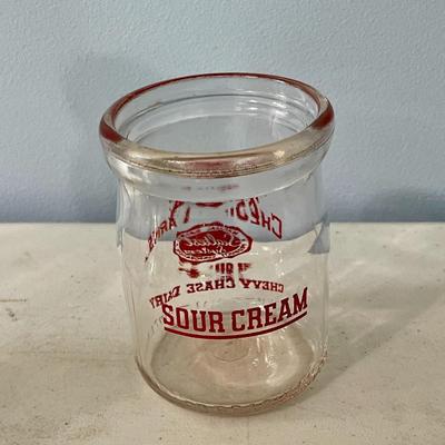 Lot of 7 vintage milk bottles