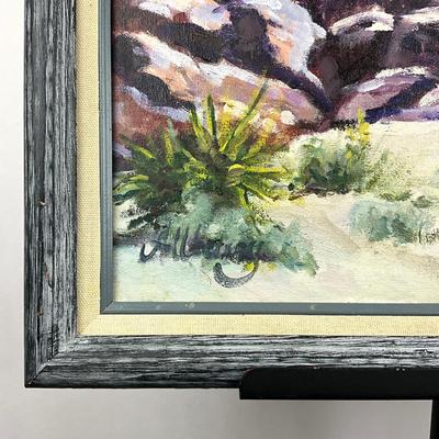 Sale Photo Thumbnail #45: Framed: 18.5" wide x 14.5" high
Board: 17" wide x 13" high
signed lower left