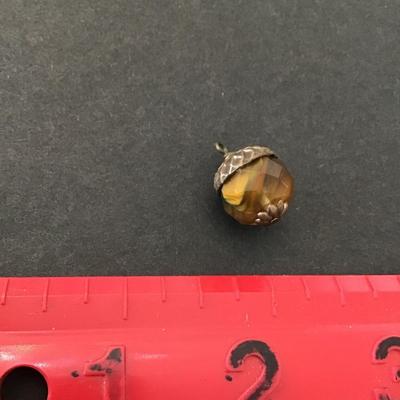 Cute Vintage Tigers, eye acorn, pendant, charm