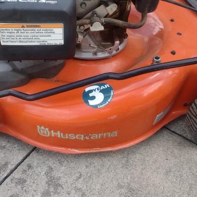 Husqvarna 21" Push Lawnmower with Honda Motor and Grass Catch Bag