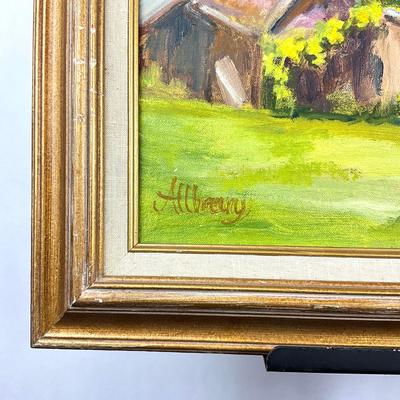 Sale Photo Thumbnail #50: Frame measures: 18.5" high x 22.5" wide
Board measures: 14" high x 18" wide
signed lower left corner and back