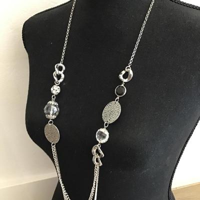 Claires , crystal statement necklace