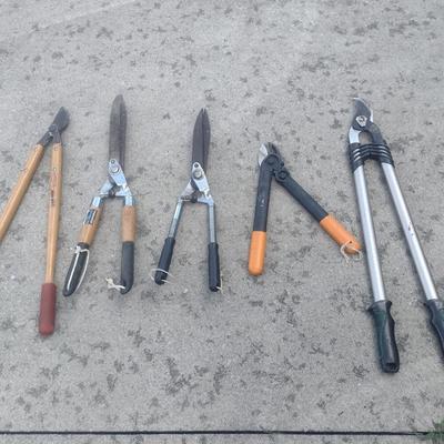 Variety of Trimming and Pruning Shears