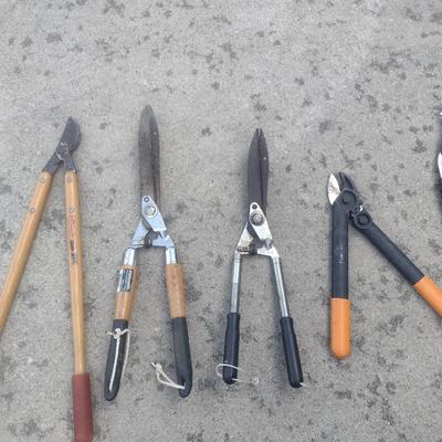 Variety of Trimming and Pruning Shears