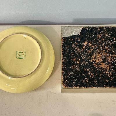 Mixed lot of 10 vintage ashtrays