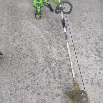 Green Works 40V Grass Trimmer with Charger and Battery