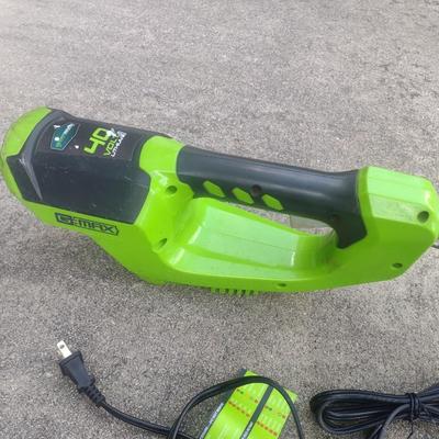 Greenworks 40V Leaf Blower with Charger and Battery