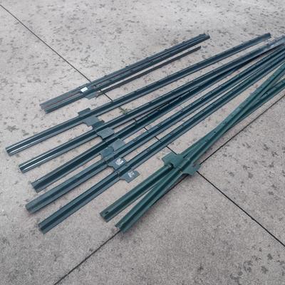 Collection of Metal Fence Stakes Various Lengths