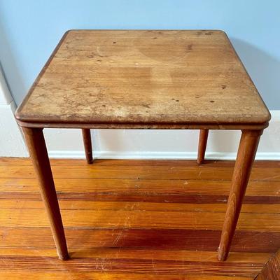 Vintage Denmark teak end table
