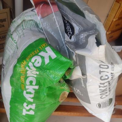 Collection of Grass and Lawn Seed, Weed Control, and Mulch (See all Pictures)