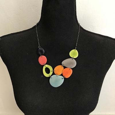 Cool, colorful statement necklace