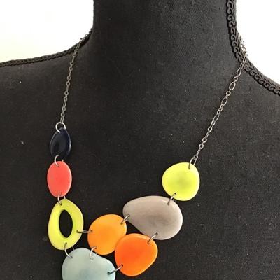 Cool, colorful statement necklace