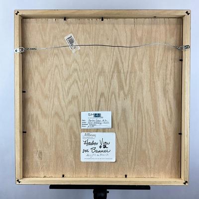 Sale Photo Thumbnail #64: Framed, measures: 19.25" square
signed on back of board