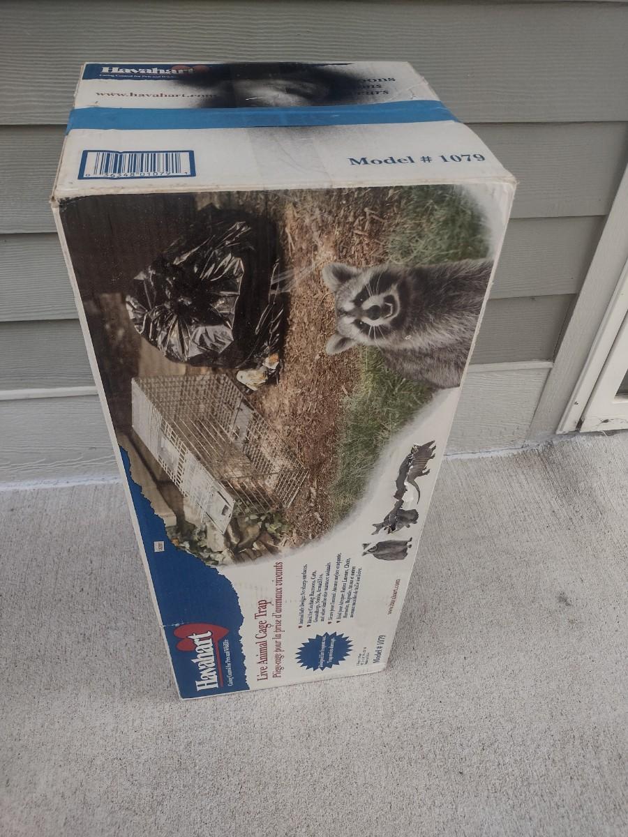 thumbnail interactive-video image 1 of Havahart 1020 Small Live Animal Cage Trap - Two Door For Mice, Voles, Chipmunks - USA 1 of 2