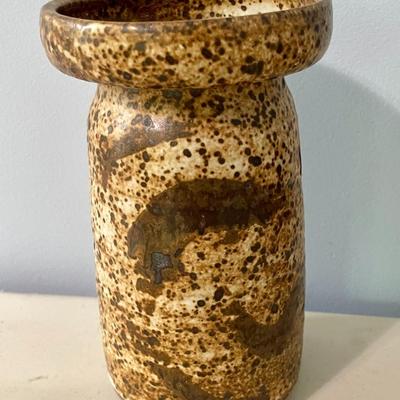 Vintage 3pc hand-thrown pottery vase lot by Maija Hay