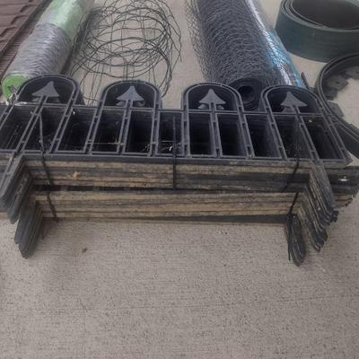 Assortment of Fencing and Garden Trimming