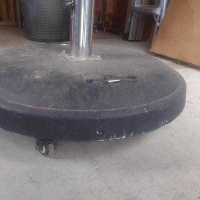 Heavy Metal Umbrella Stand on Casters