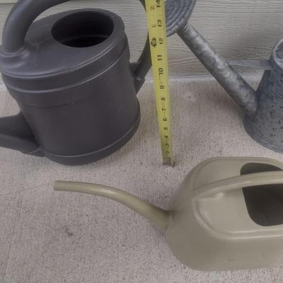 Set of Three Watering Cans