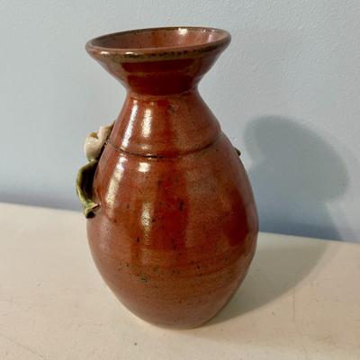 Mixed 4pc vintage pottery vase lot