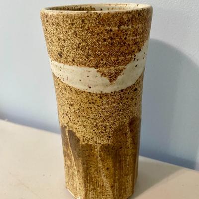 Mixed 4pc vintage pottery vase lot
